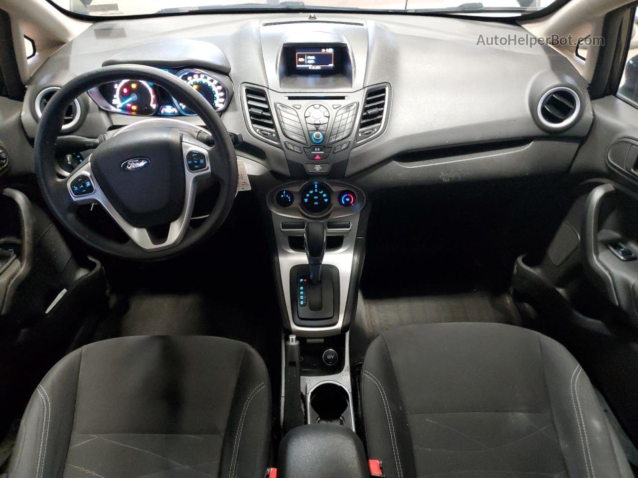 2019 Ford Fiesta Se Black vin: 3FADP4EJ6KM113043