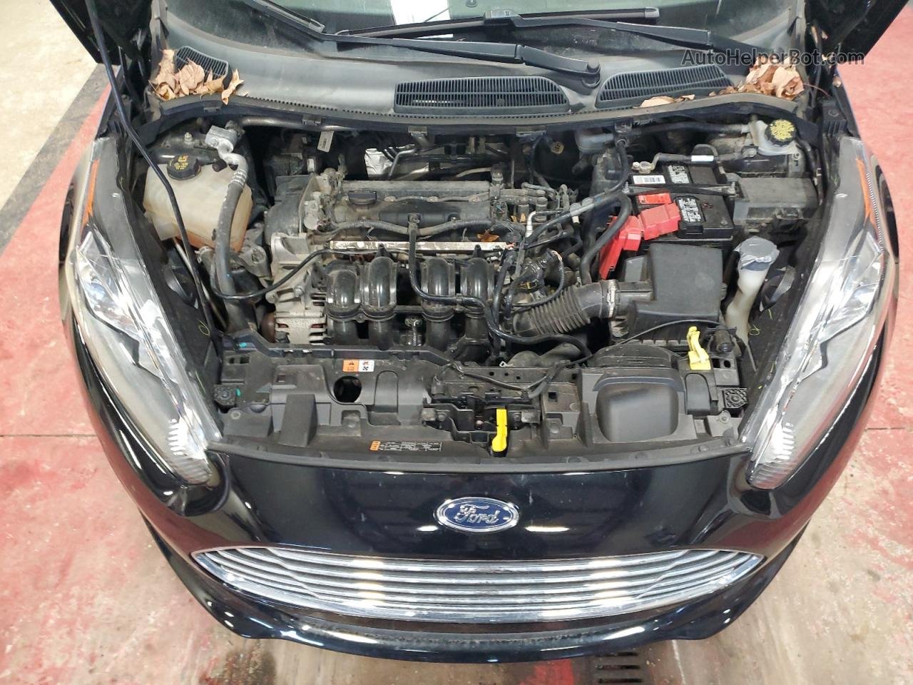 2019 Ford Fiesta Se Черный vin: 3FADP4EJ6KM113043
