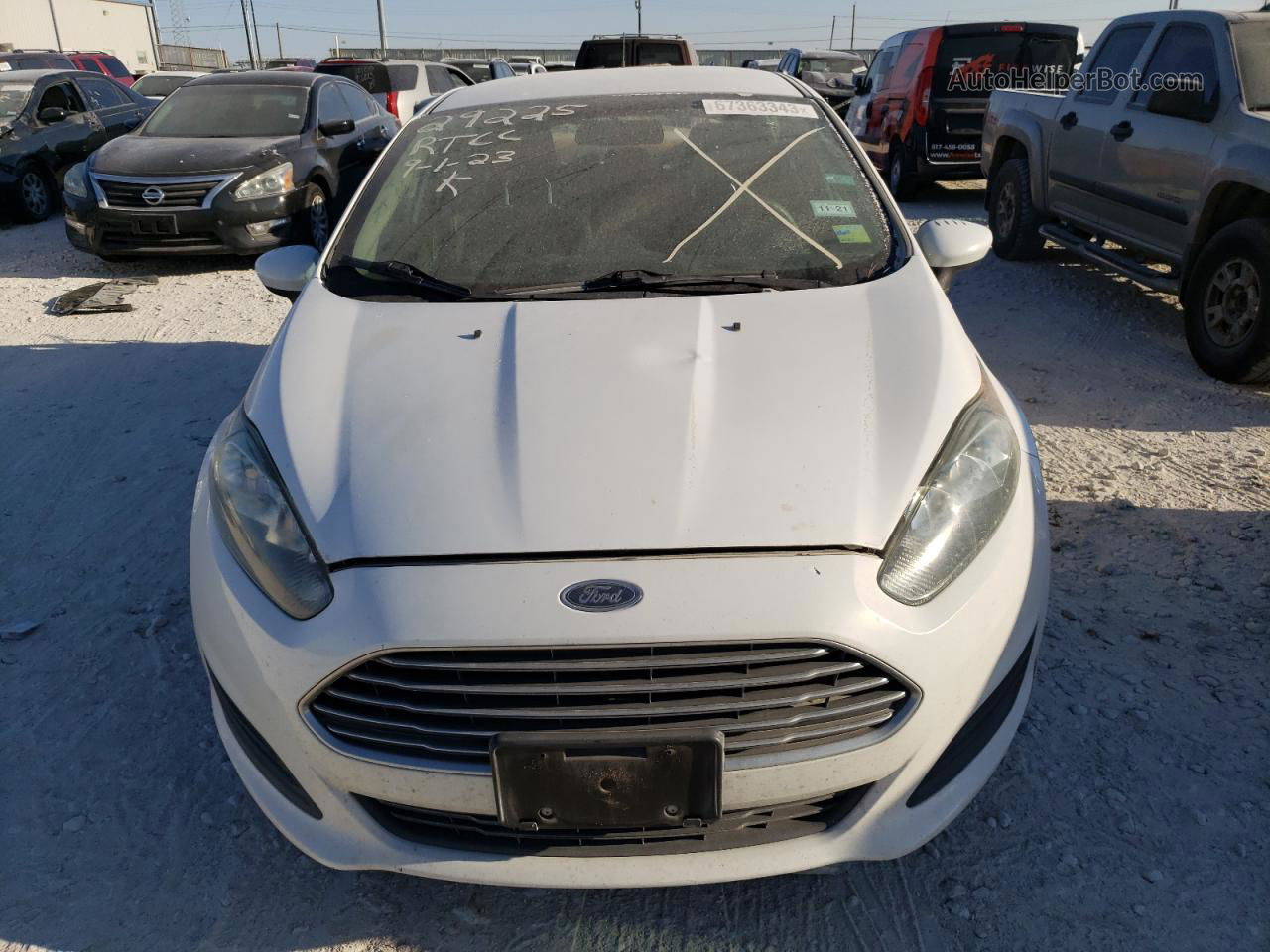 2019 Ford Fiesta Se White vin: 3FADP4EJ6KM148052