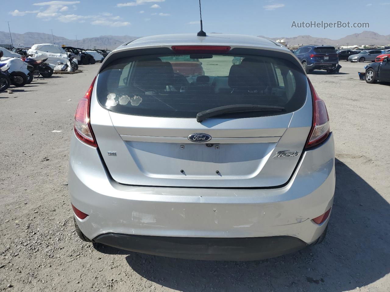 2019 Ford Fiesta Se Silver vin: 3FADP4EJ6KM157088