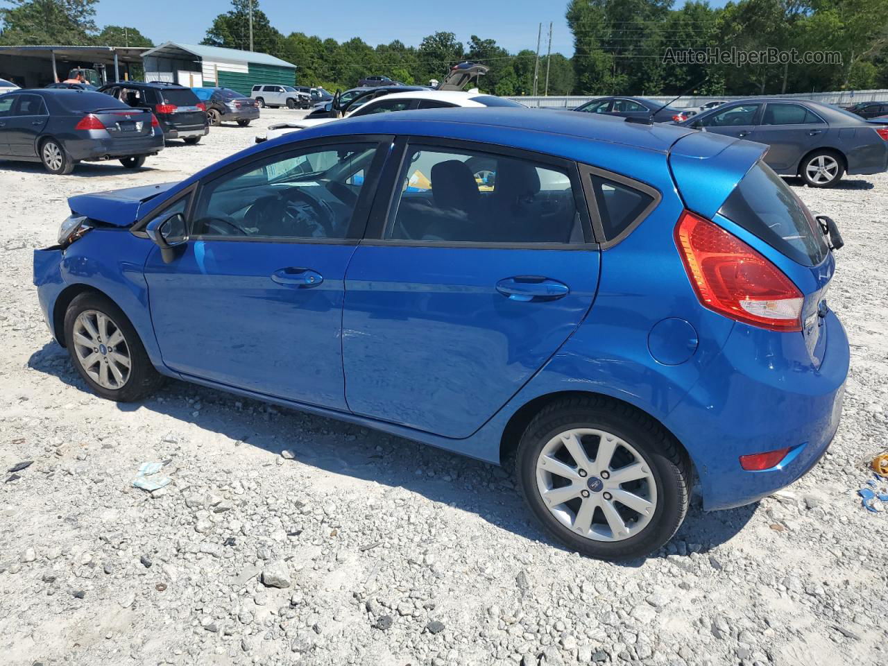 2011 Ford Fiesta Se Blue vin: 3FADP4EJ7BM227777