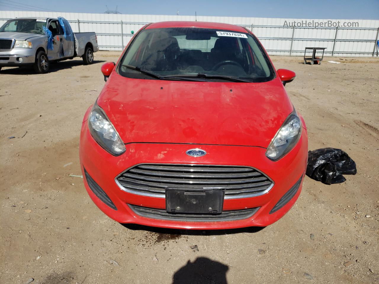 2015 Ford Fiesta Se Red vin: 3FADP4EJ7FM101490