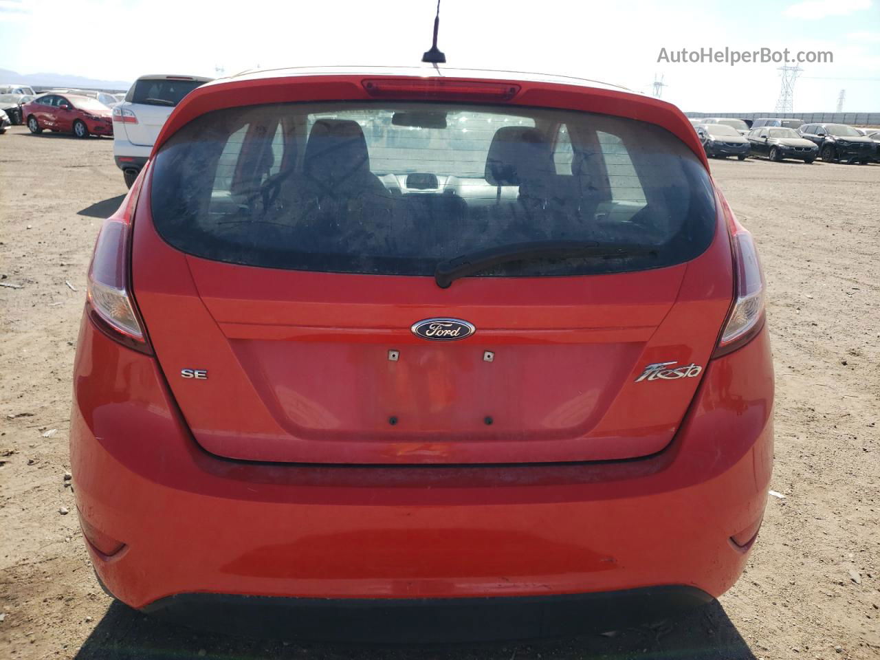 2015 Ford Fiesta Se Red vin: 3FADP4EJ7FM101490