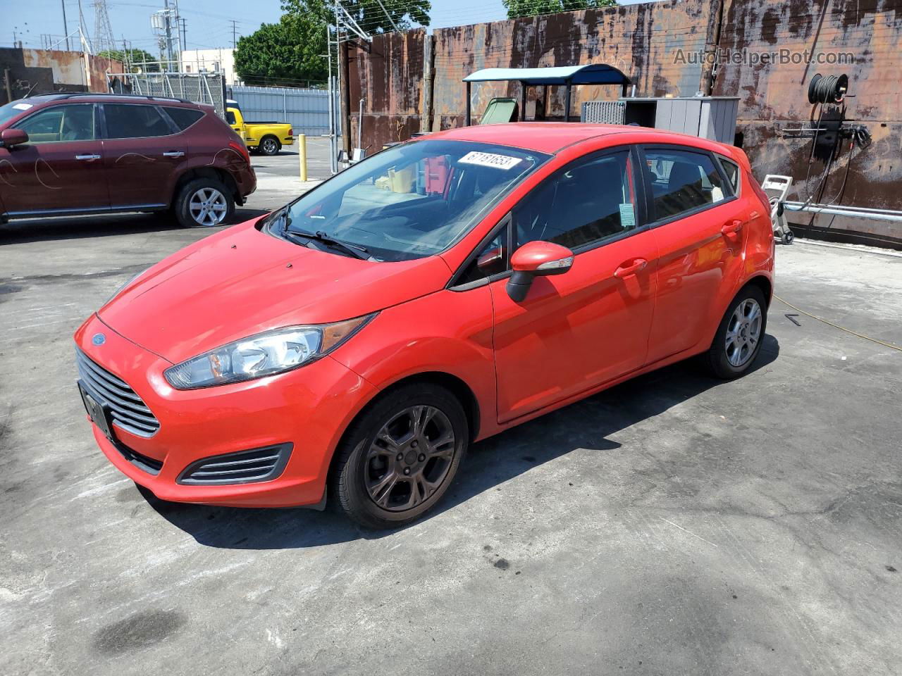 2015 Ford Fiesta Se Красный vin: 3FADP4EJ7FM105331