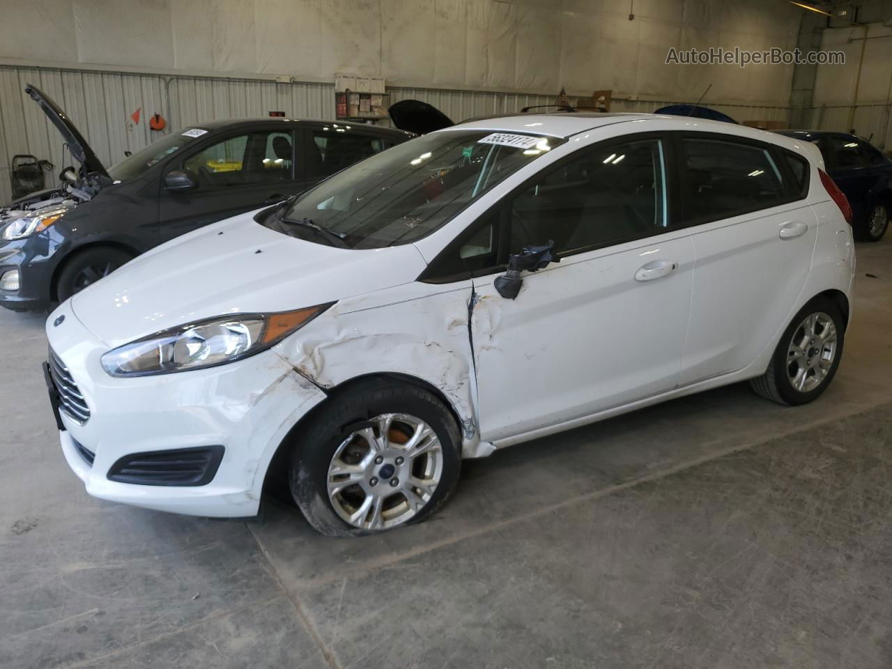 2015 Ford Fiesta Se White vin: 3FADP4EJ7FM117804