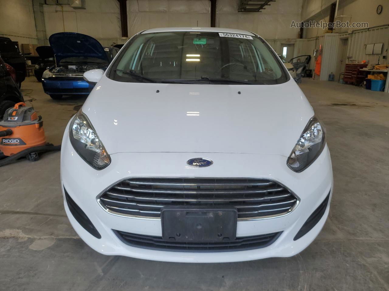 2015 Ford Fiesta Se White vin: 3FADP4EJ7FM117804