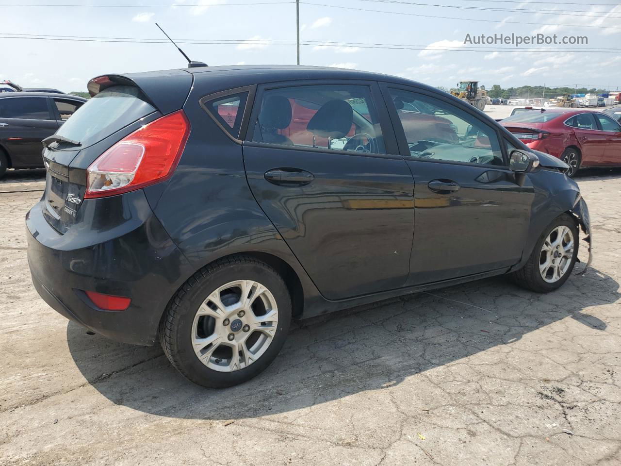 2015 Ford Fiesta Se Black vin: 3FADP4EJ7FM130228