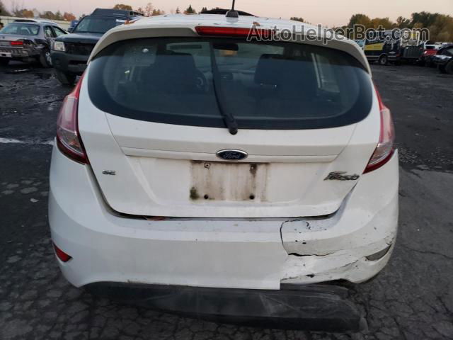 2015 Ford Fiesta Se White vin: 3FADP4EJ7FM146655