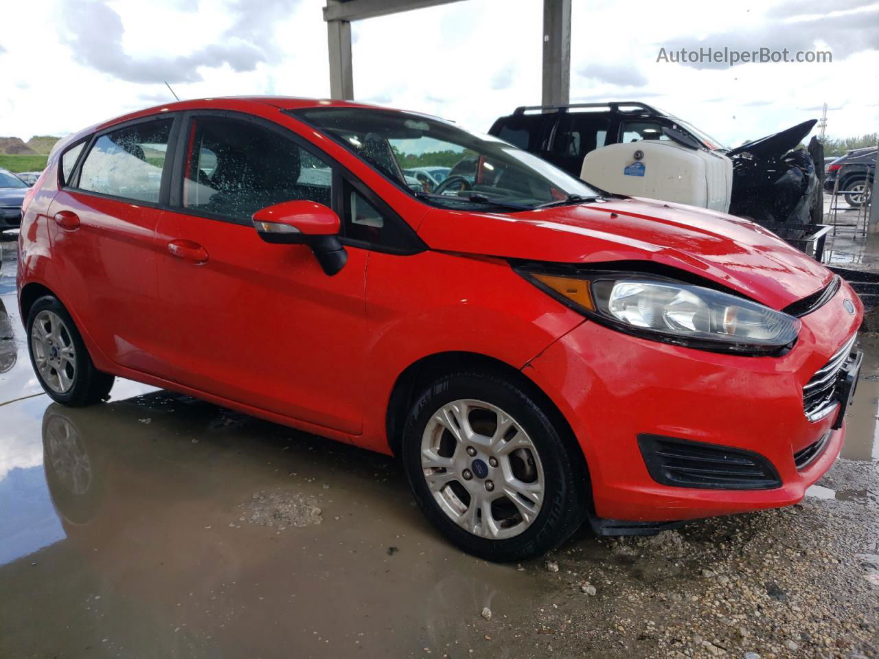 2015 Ford Fiesta Se Red vin: 3FADP4EJ7FM187030