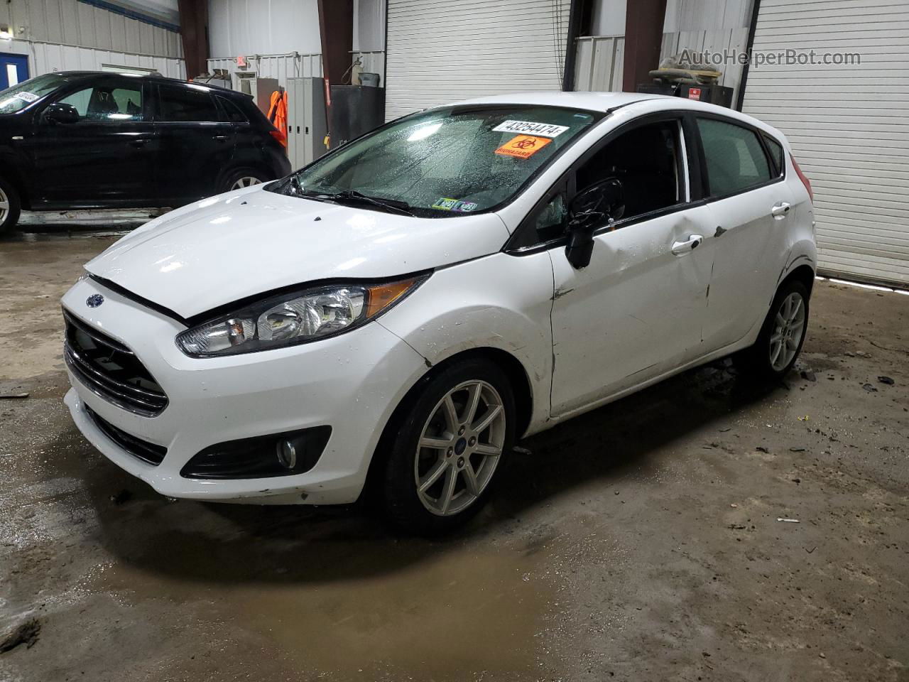 2015 Ford Fiesta Se White vin: 3FADP4EJ7FM207695