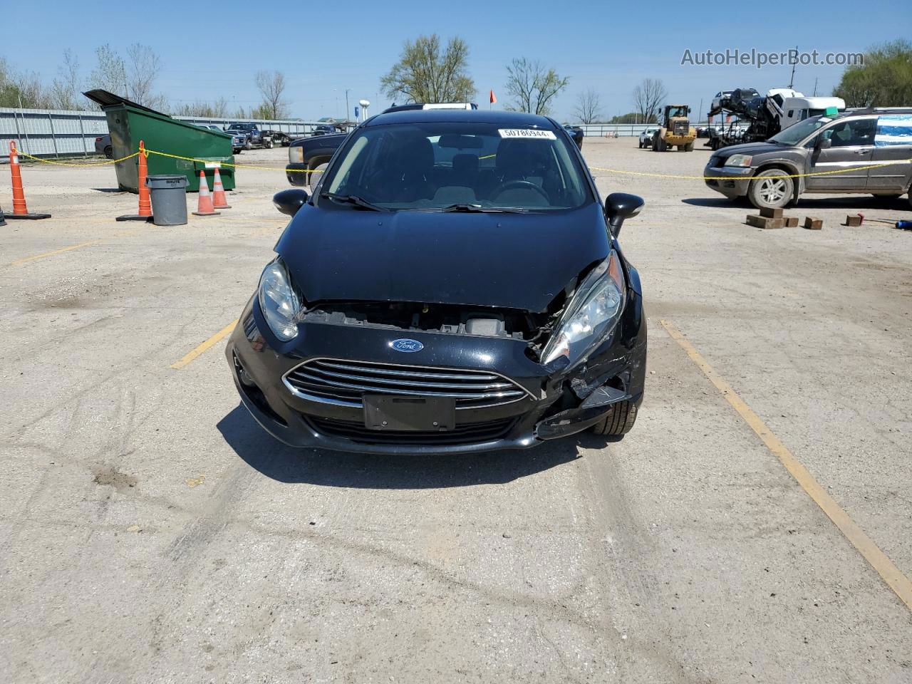 2016 Ford Fiesta Se Black vin: 3FADP4EJ7GM163439