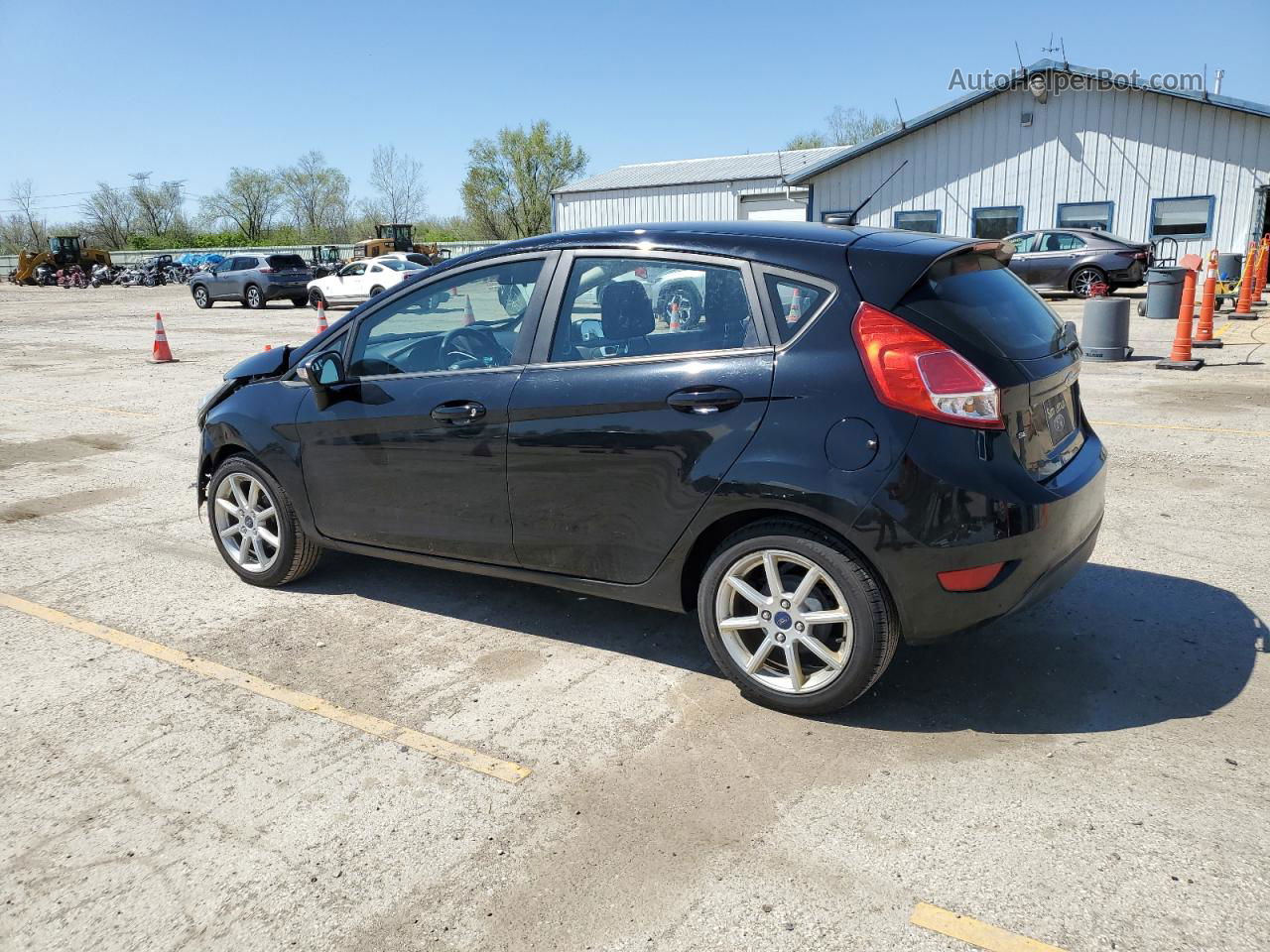 2016 Ford Fiesta Se Black vin: 3FADP4EJ7GM163439