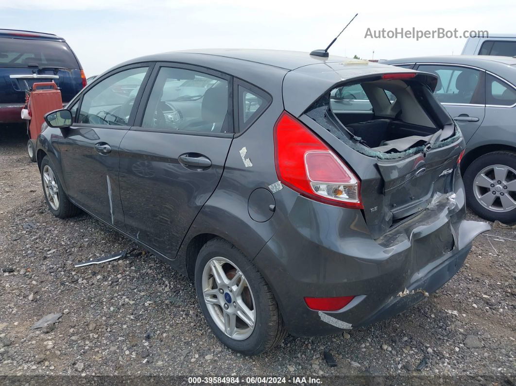 2017 Ford Fiesta Se Gray vin: 3FADP4EJ7HM115845