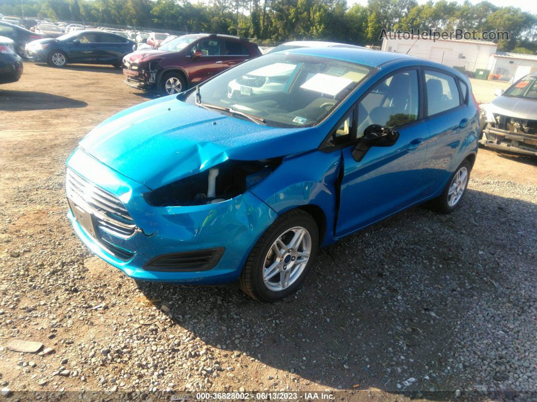 2017 Ford Fiesta Se Blue vin: 3FADP4EJ7HM117000