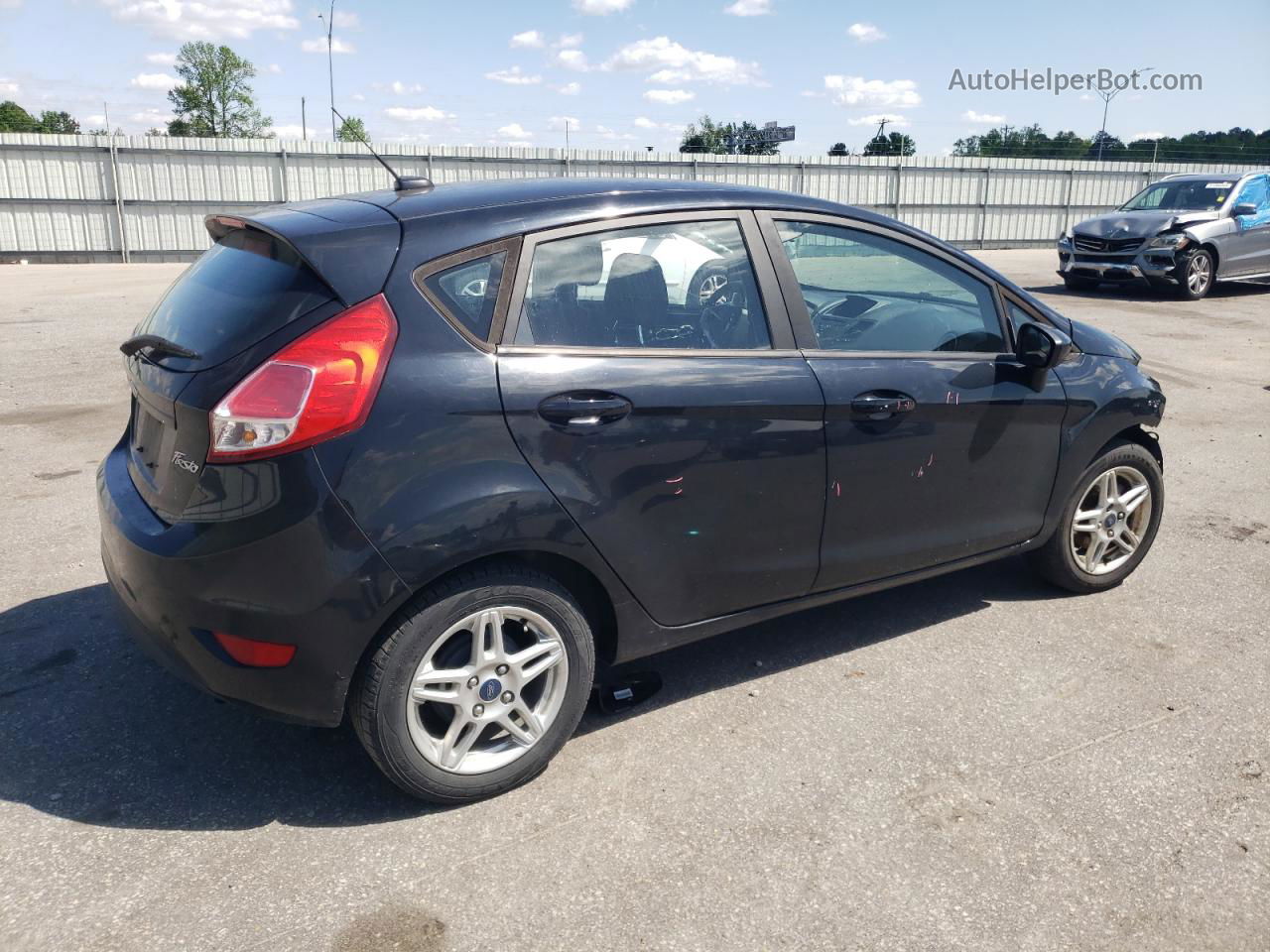 2017 Ford Fiesta Se Black vin: 3FADP4EJ7HM140812