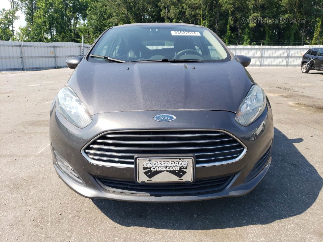 2017 Ford Fiesta Se Gray vin: 3FADP4EJ7HM145959