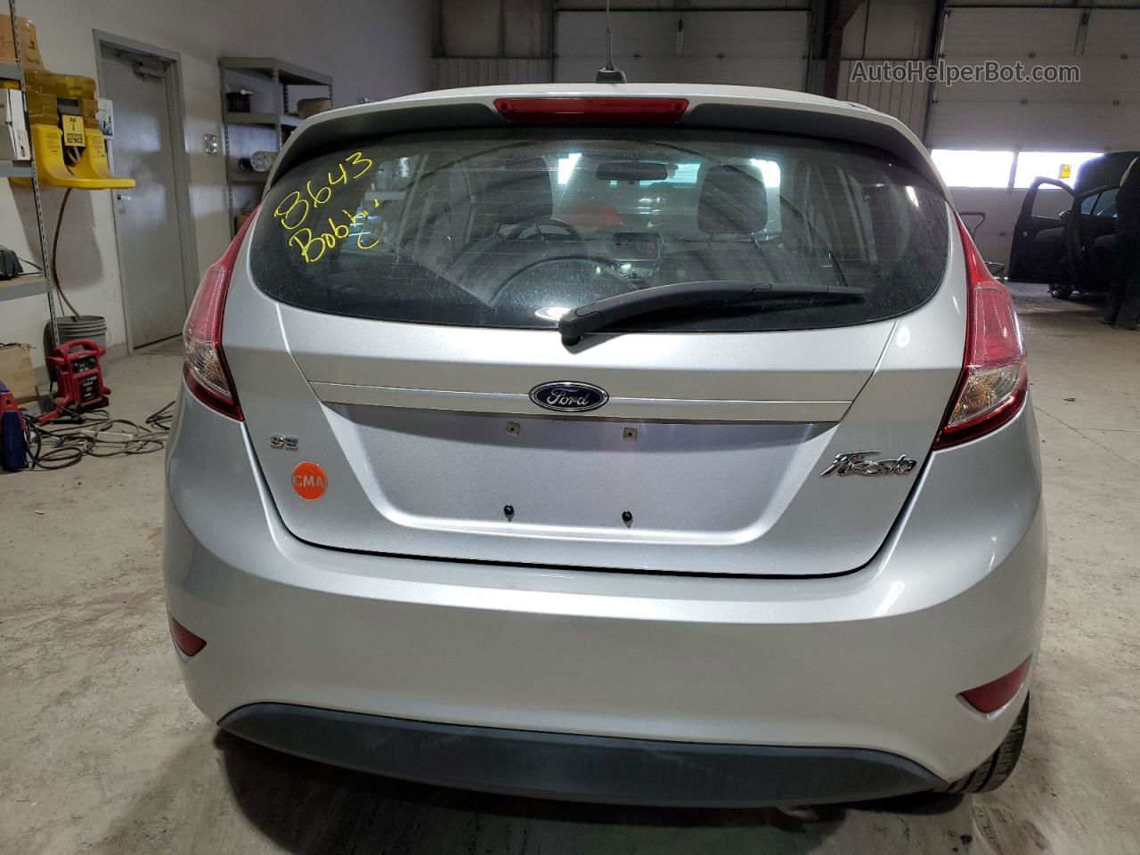 2017 Ford Fiesta Se Silver vin: 3FADP4EJ7HM155777