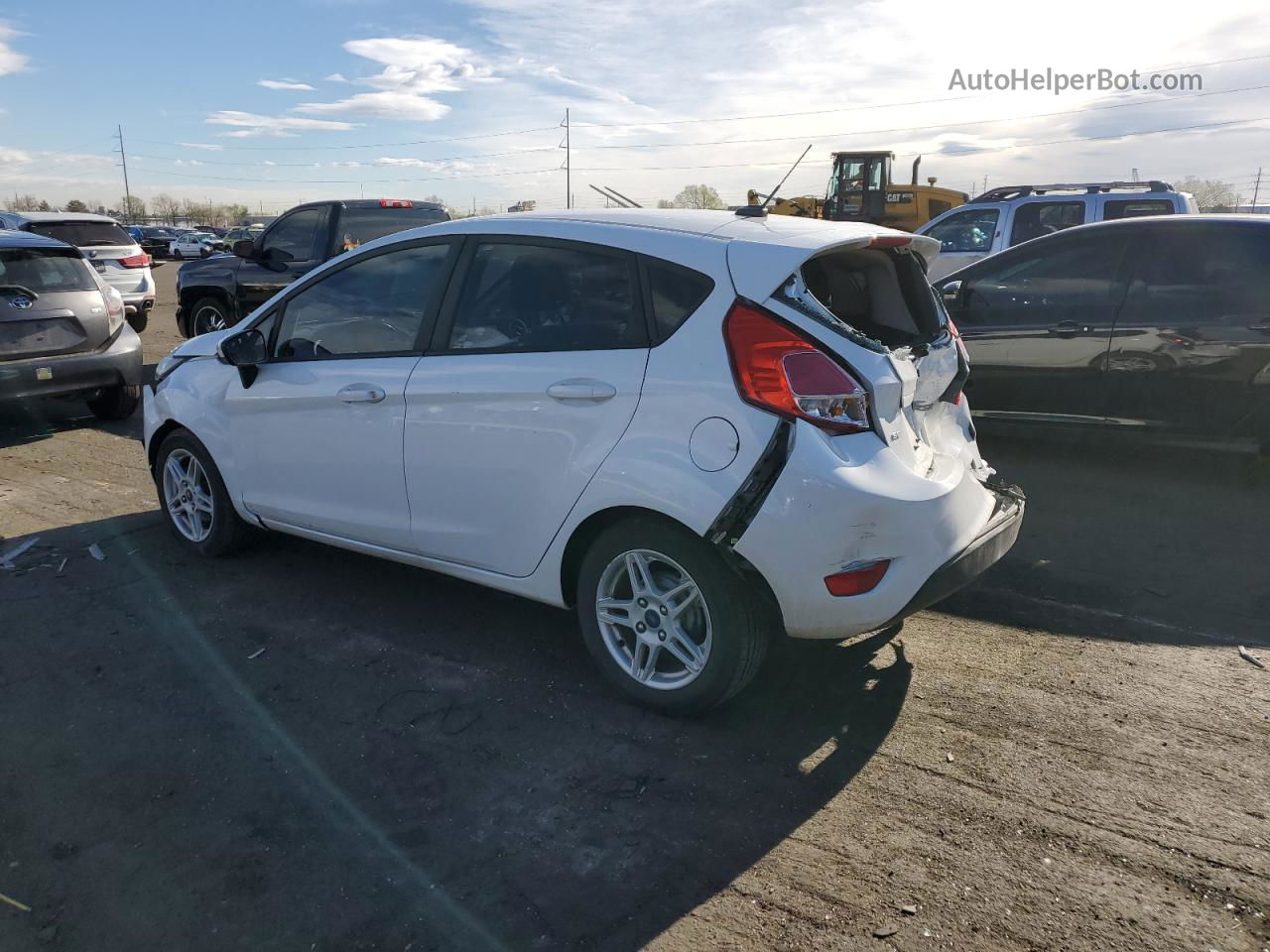 2017 Ford Fiesta Se White vin: 3FADP4EJ7HM170263