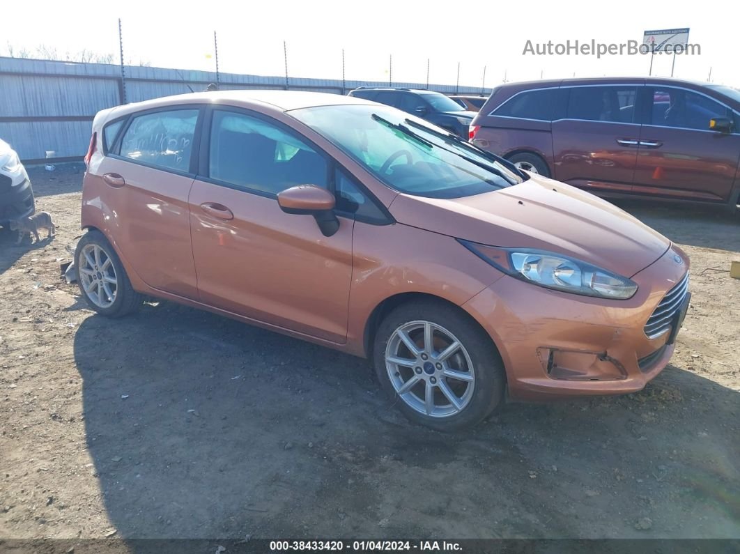 2017 Ford Fiesta Se Orange vin: 3FADP4EJ7HM170988