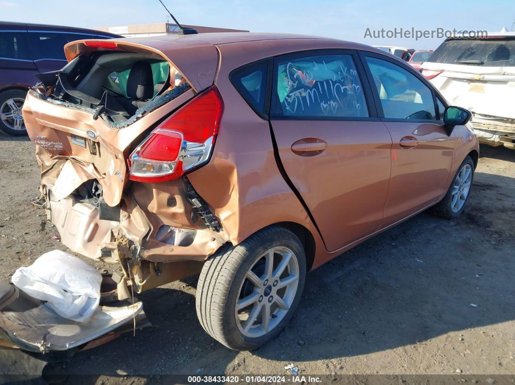 2017 Ford Fiesta Se Orange vin: 3FADP4EJ7HM170988