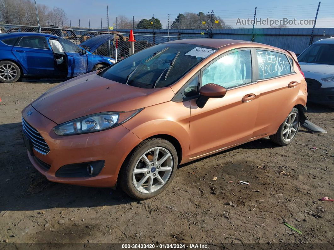 2017 Ford Fiesta Se Orange vin: 3FADP4EJ7HM170988