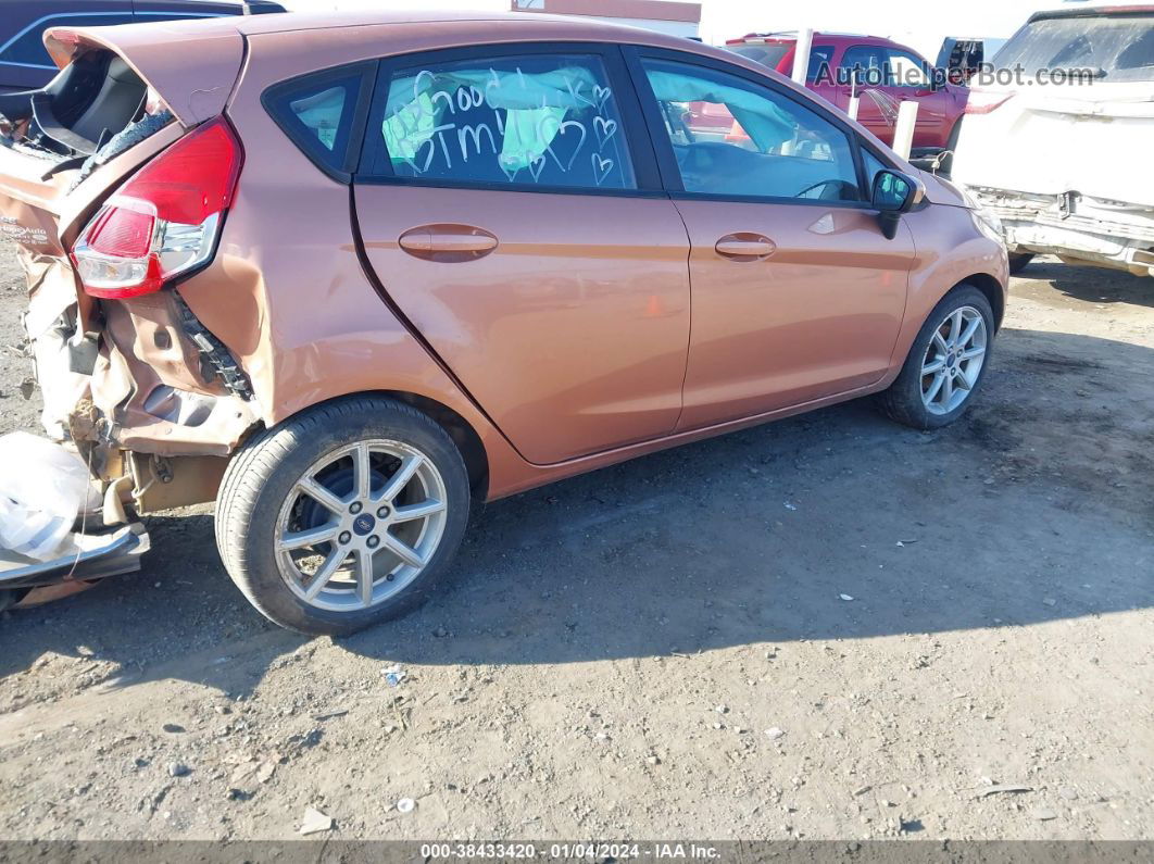 2017 Ford Fiesta Se Orange vin: 3FADP4EJ7HM170988