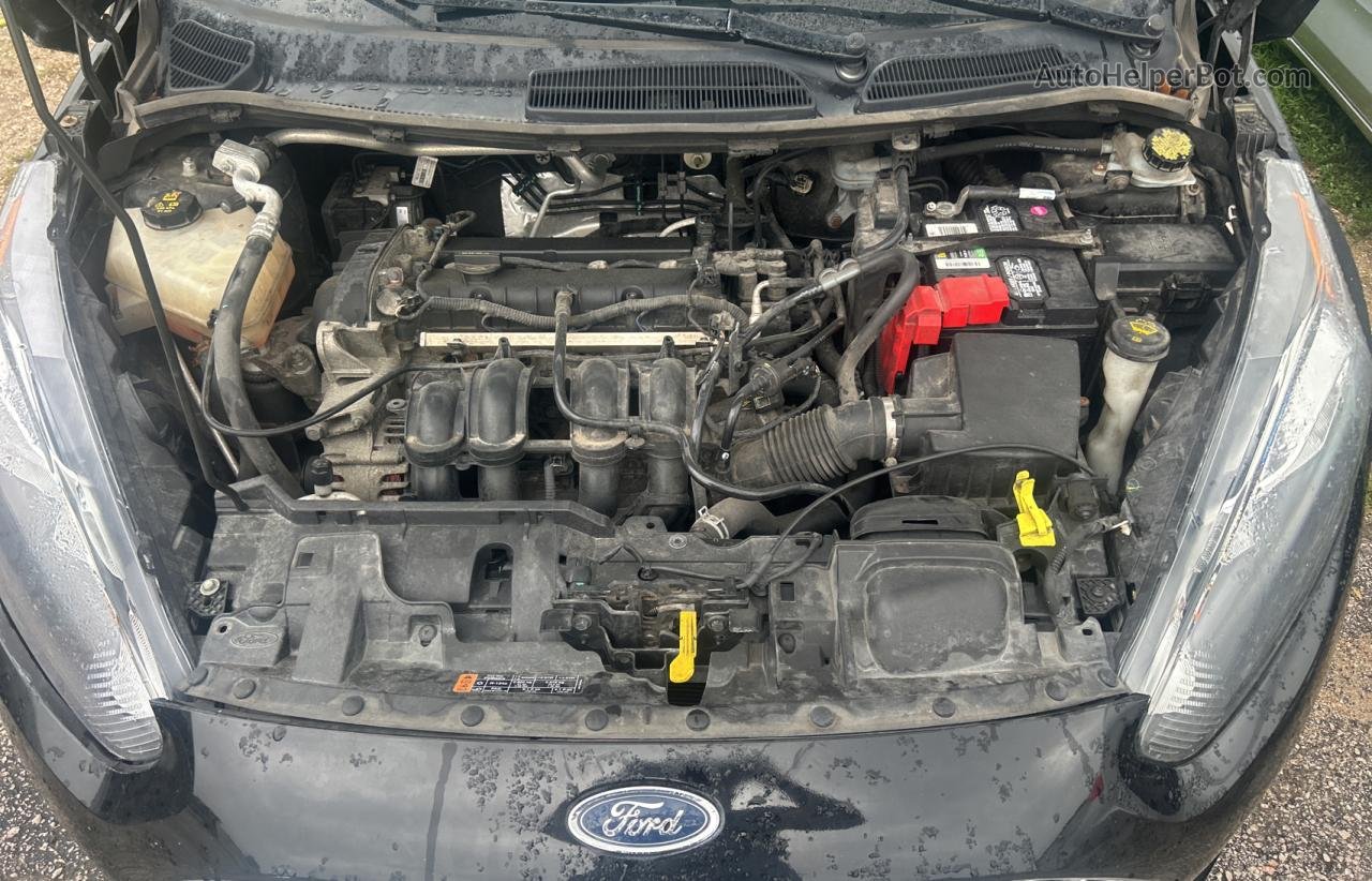 2019 Ford Fiesta Se Черный vin: 3FADP4EJ7KM103332