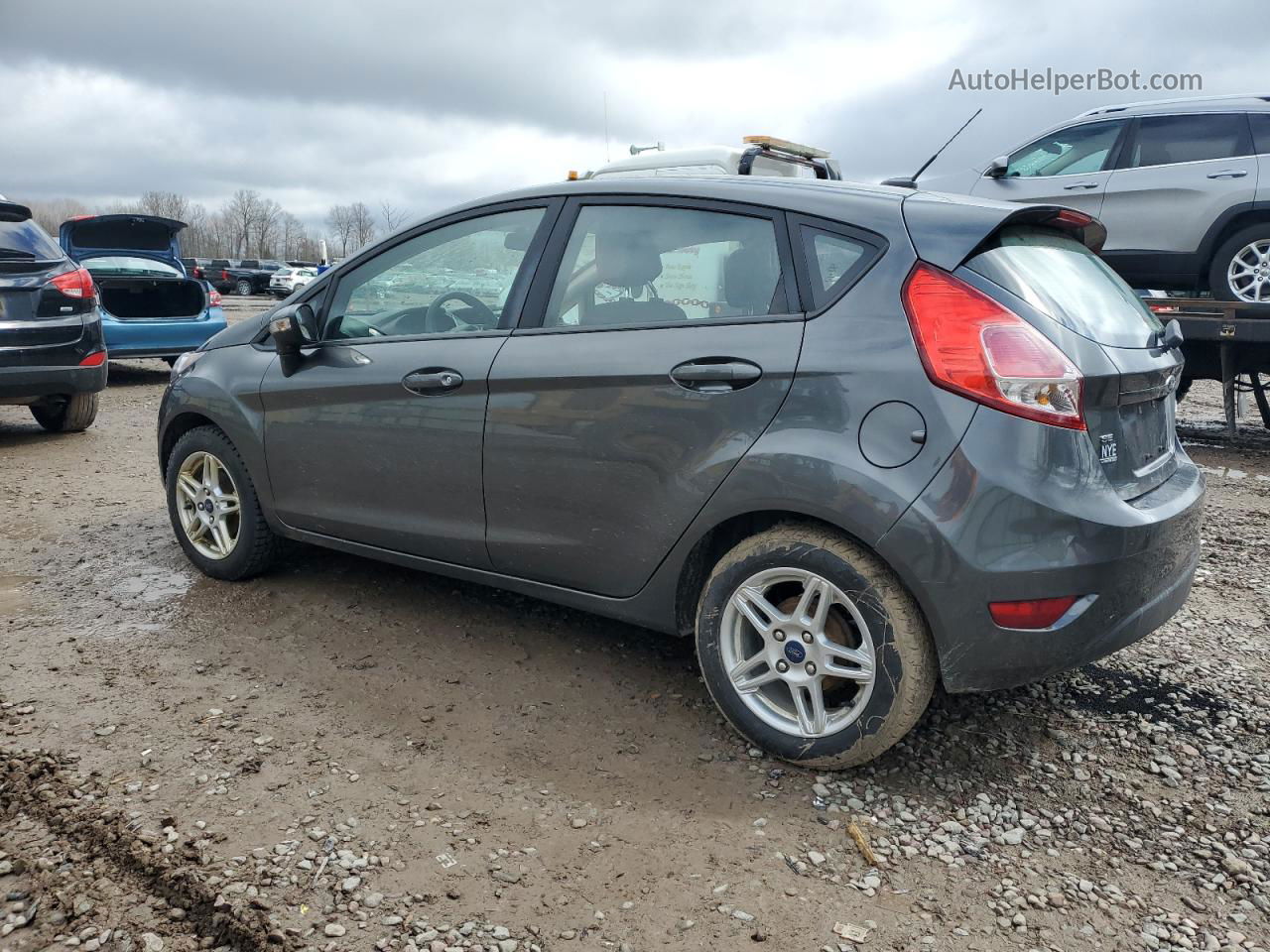 2019 Ford Fiesta Se Угольный vin: 3FADP4EJ7KM131342