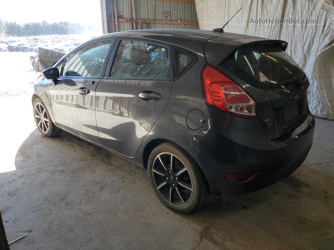 2019 Ford Fiesta Se Gray vin: 3FADP4EJ7KM164552