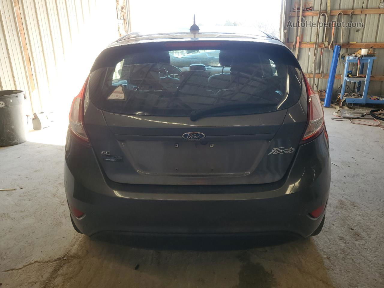 2019 Ford Fiesta Se Gray vin: 3FADP4EJ7KM164552