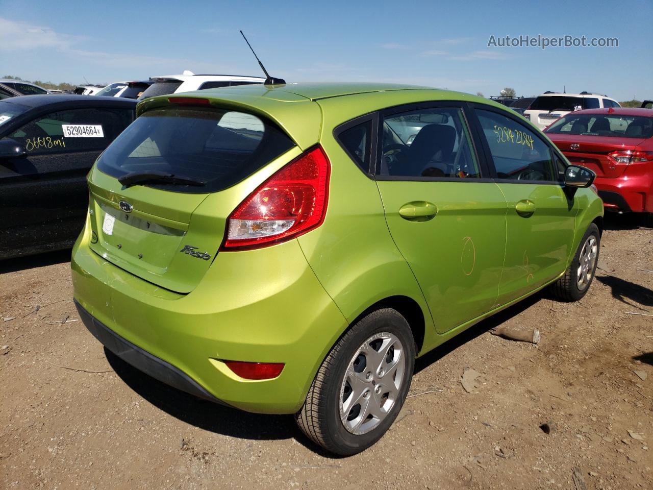 2011 Ford Fiesta Se Зеленый vin: 3FADP4EJ8BM113626