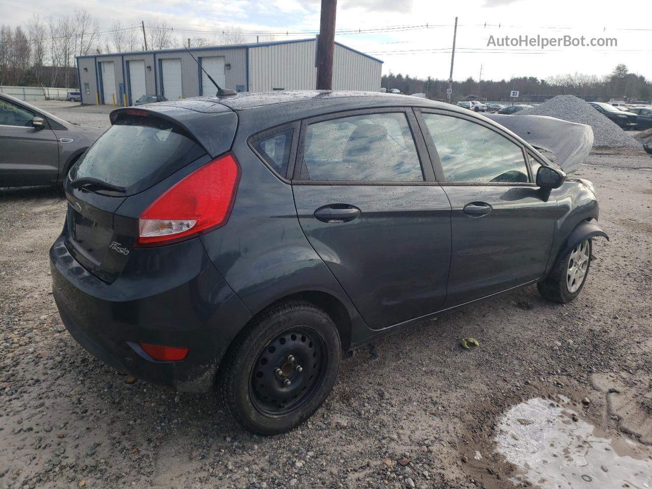 2011 Ford Fiesta Se Gray vin: 3FADP4EJ8BM118535