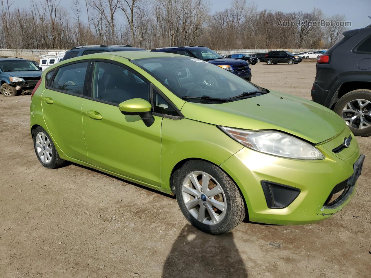 2011 Ford Fiesta Se Green vin: 3FADP4EJ8BM140552