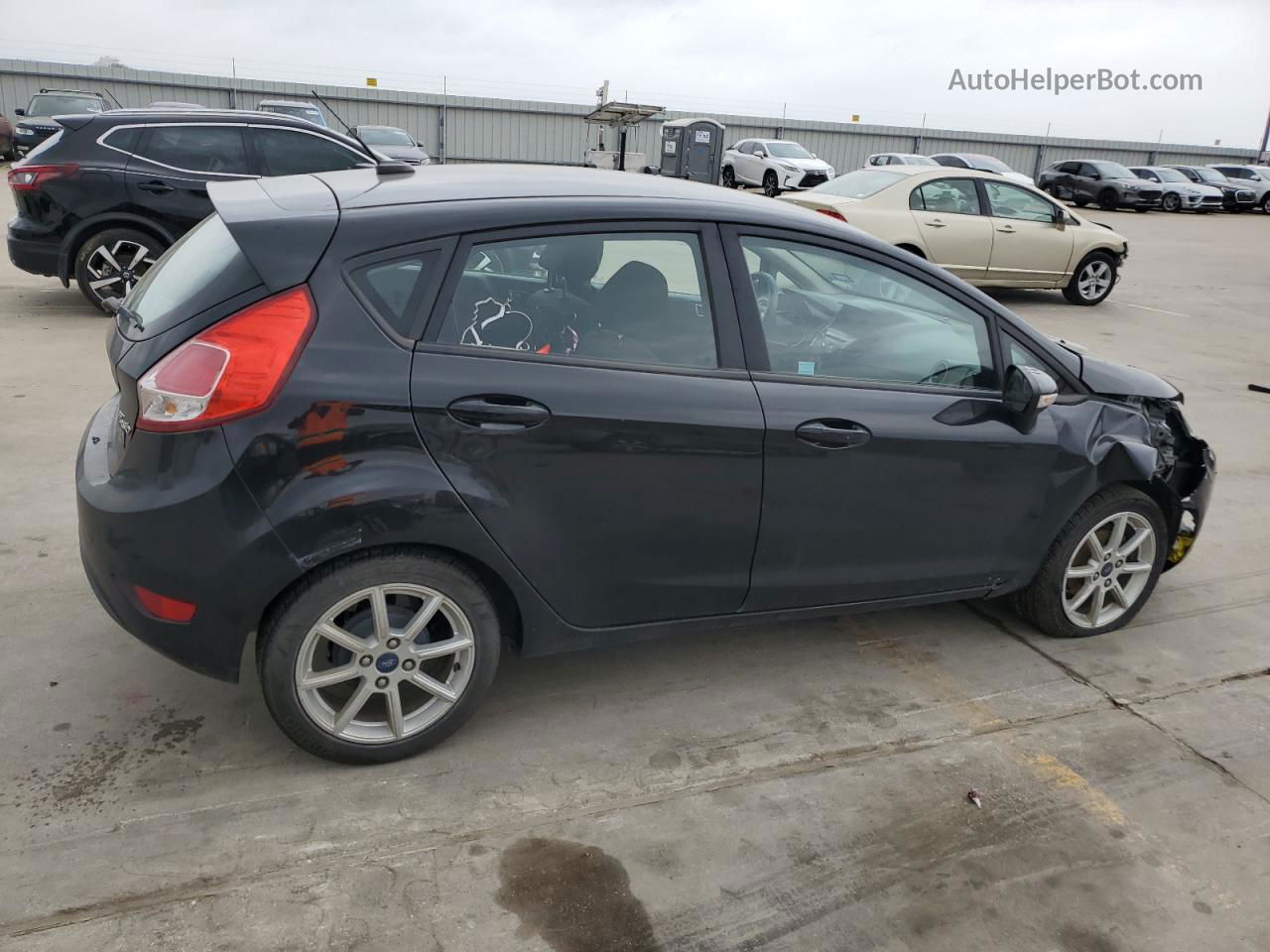 2015 Ford Fiesta Se Black vin: 3FADP4EJ8FM211934