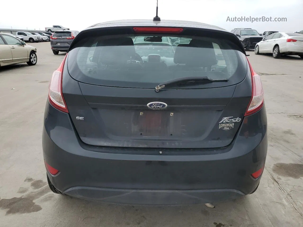 2015 Ford Fiesta Se Black vin: 3FADP4EJ8FM211934