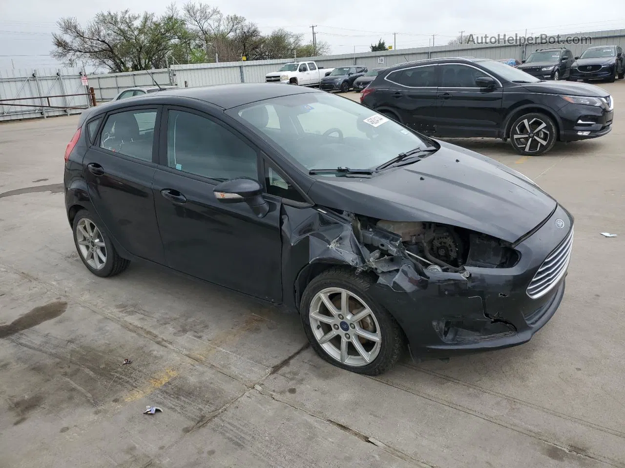 2015 Ford Fiesta Se Black vin: 3FADP4EJ8FM211934