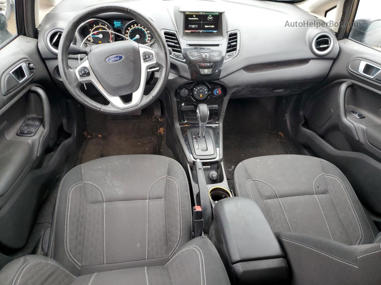 2015 Ford Fiesta Se Black vin: 3FADP4EJ8FM211934