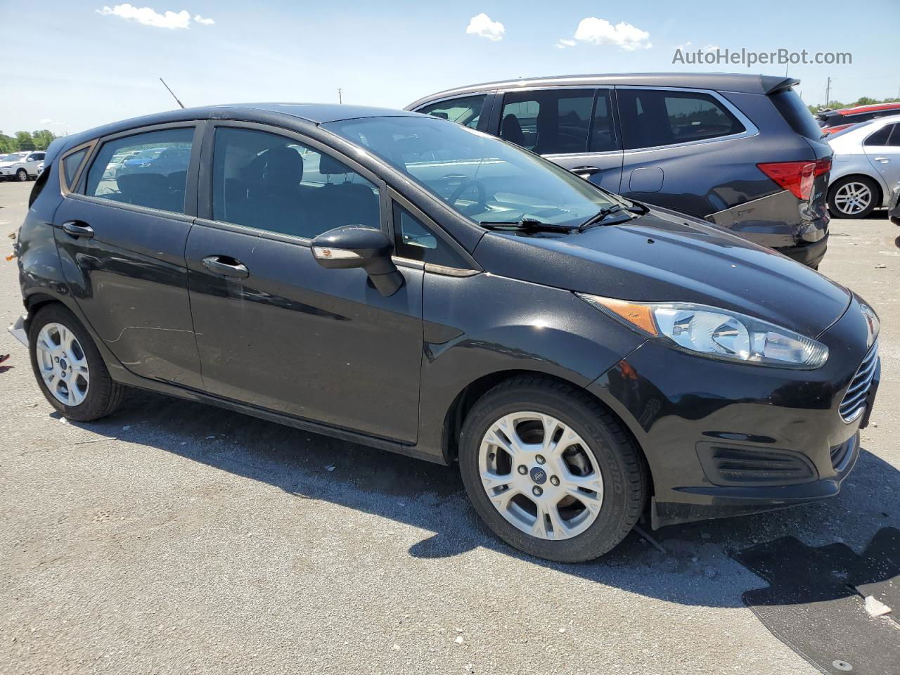 2015 Ford Fiesta Se Black vin: 3FADP4EJ8FM217202