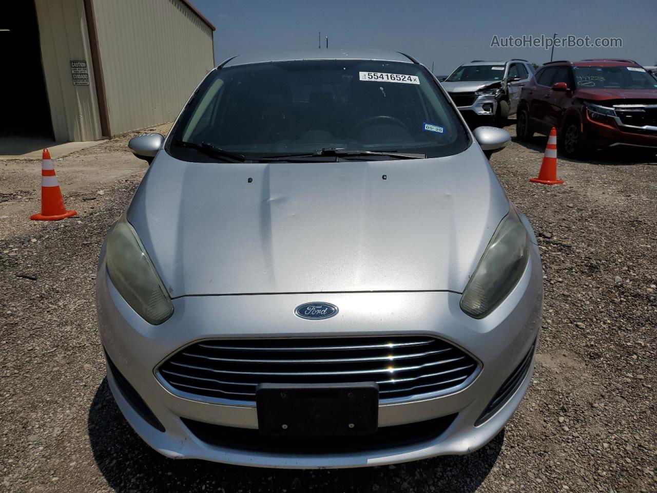 2016 Ford Fiesta Se Silver vin: 3FADP4EJ8GM111463