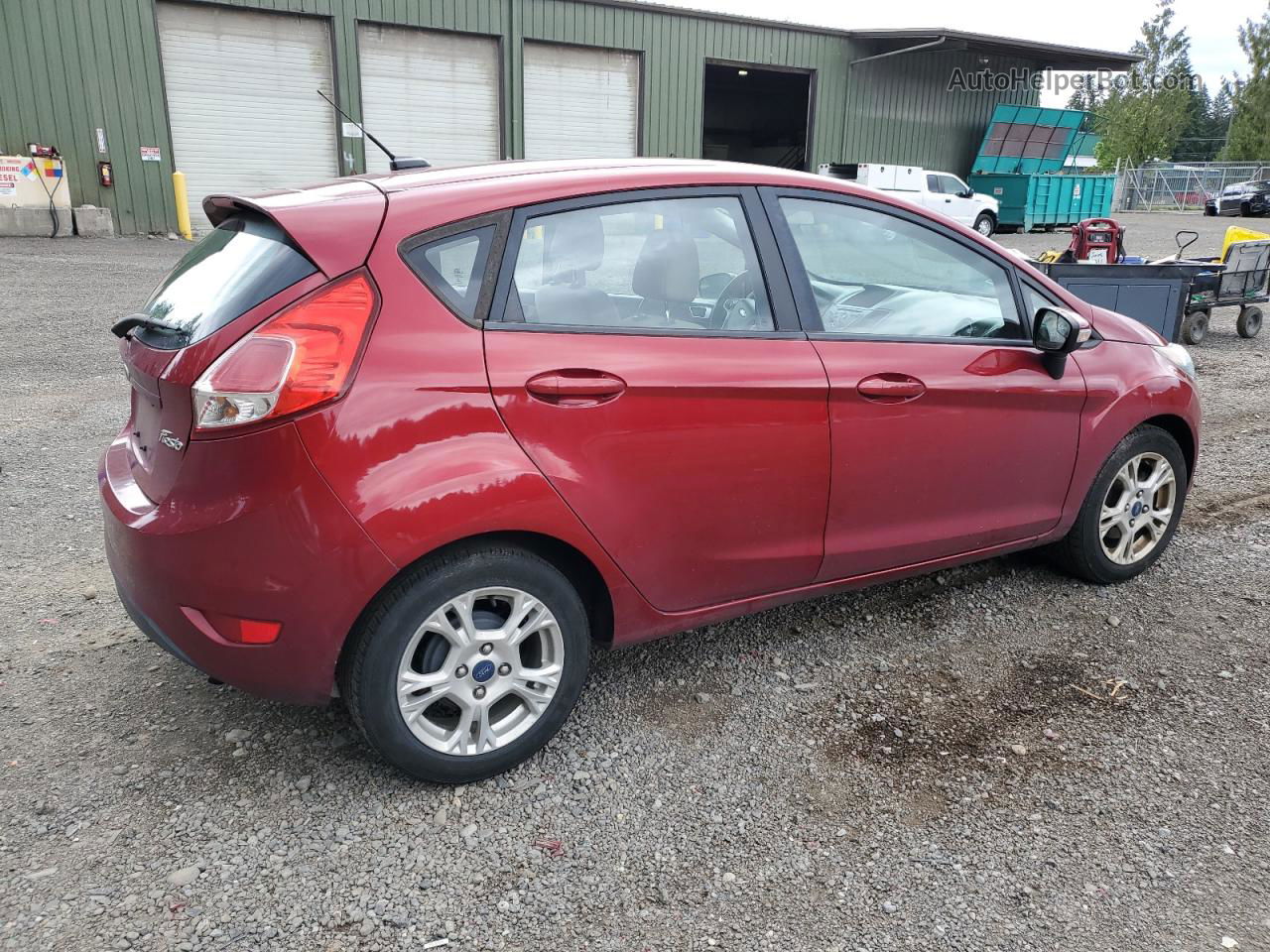 2016 Ford Fiesta Se Burgundy vin: 3FADP4EJ8GM118817