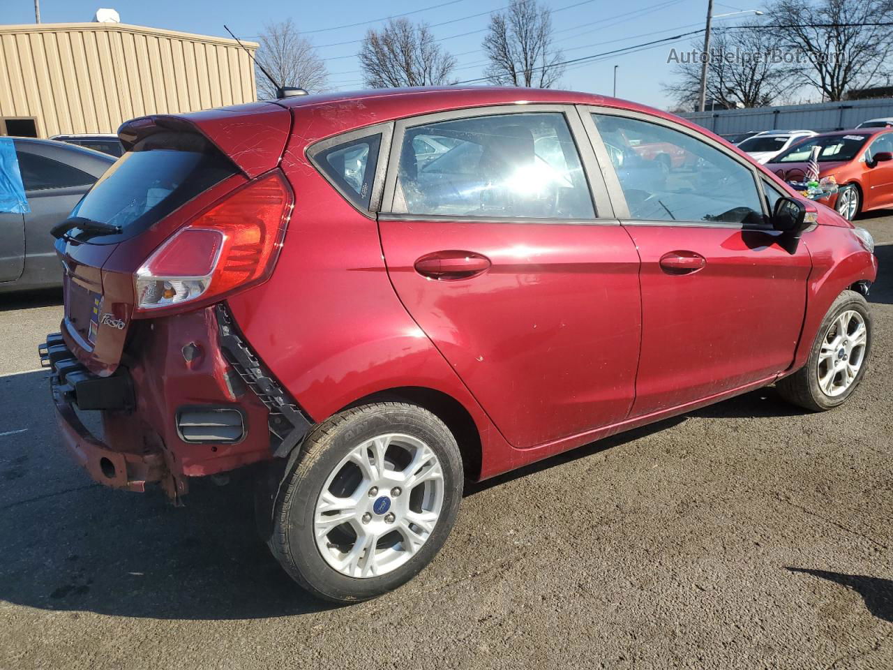 2016 Ford Fiesta Se Red vin: 3FADP4EJ8GM126934