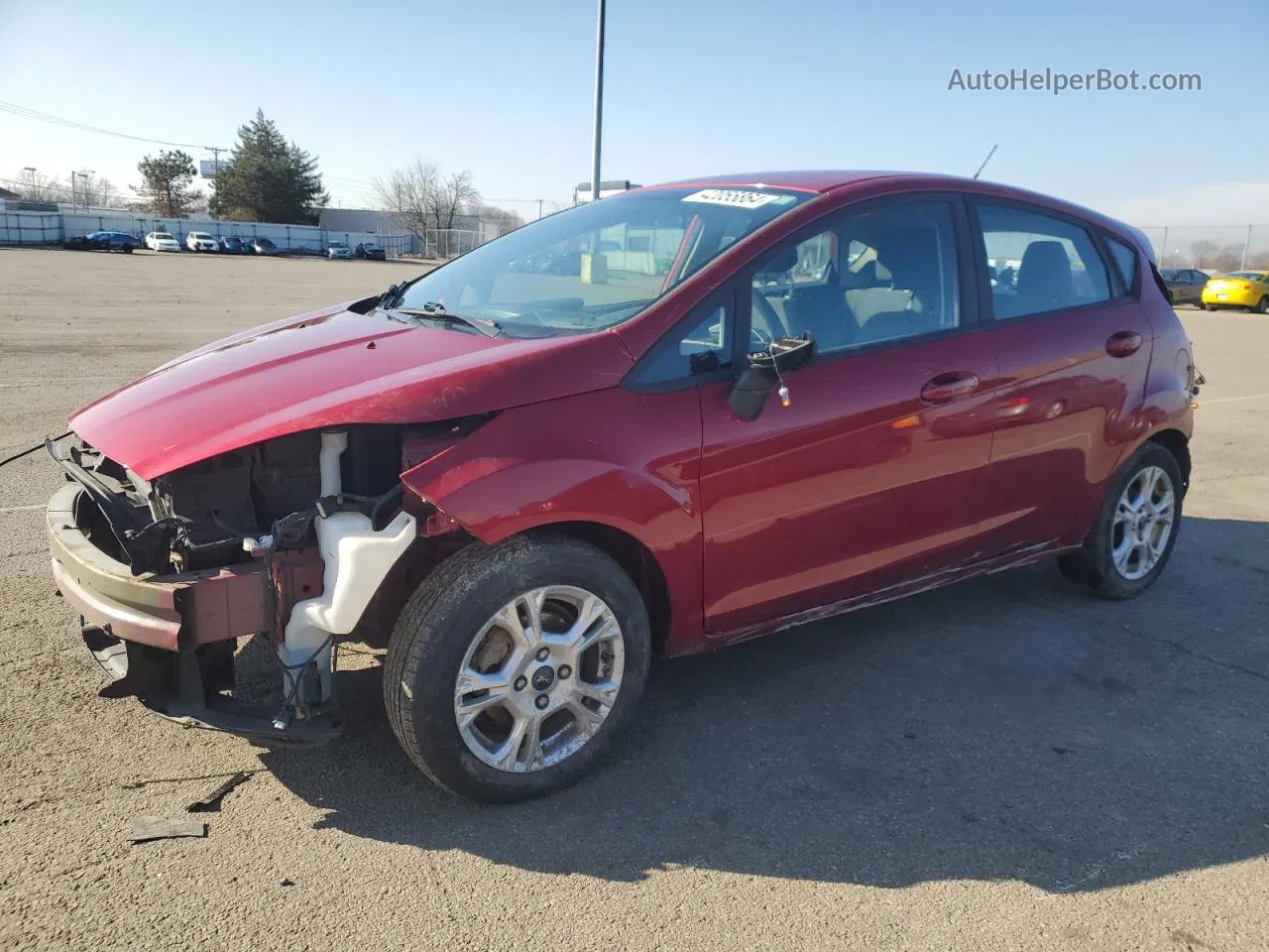 2016 Ford Fiesta Se Red vin: 3FADP4EJ8GM126934