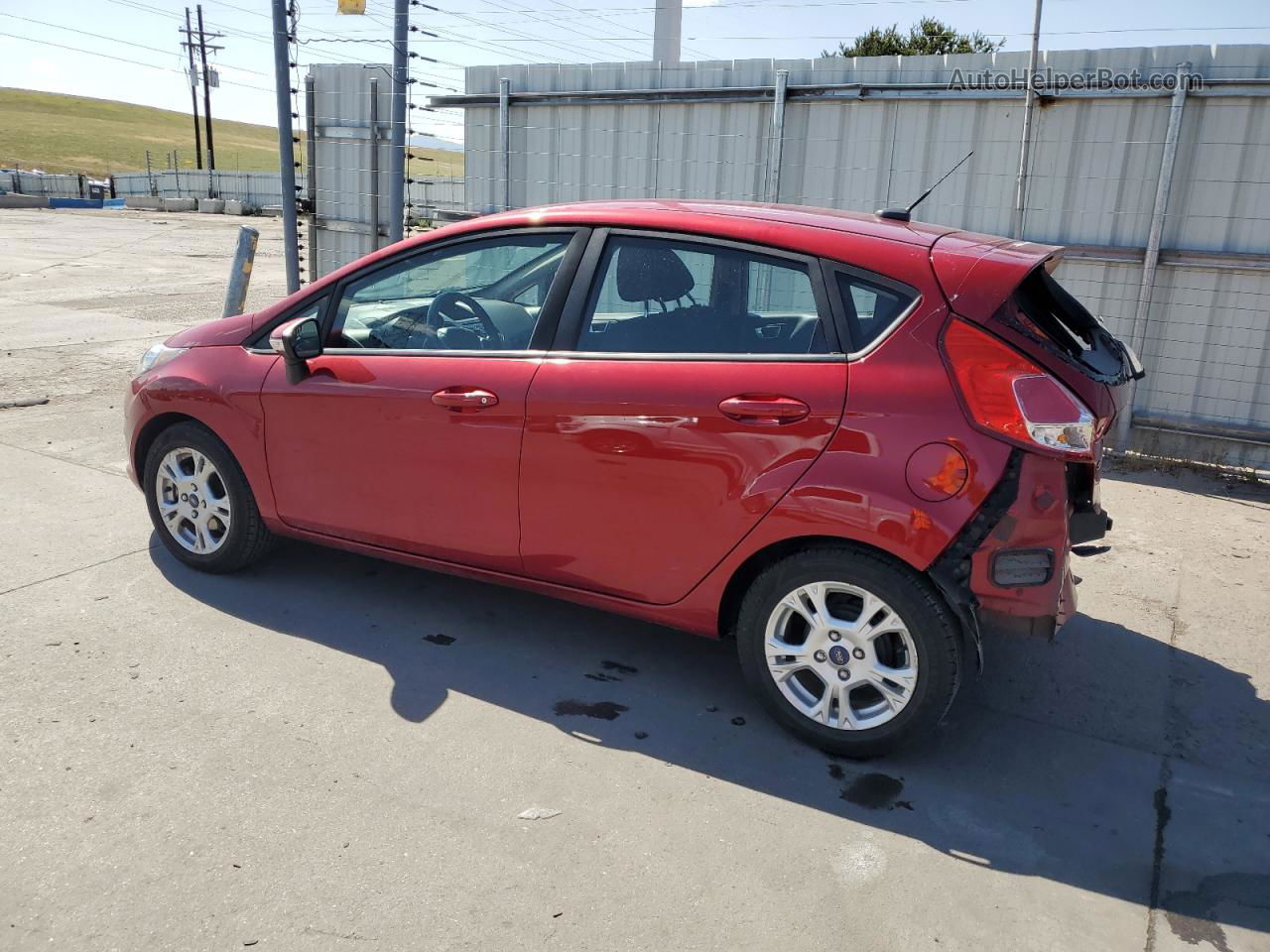 2016 Ford Fiesta Se Red vin: 3FADP4EJ8GM130627