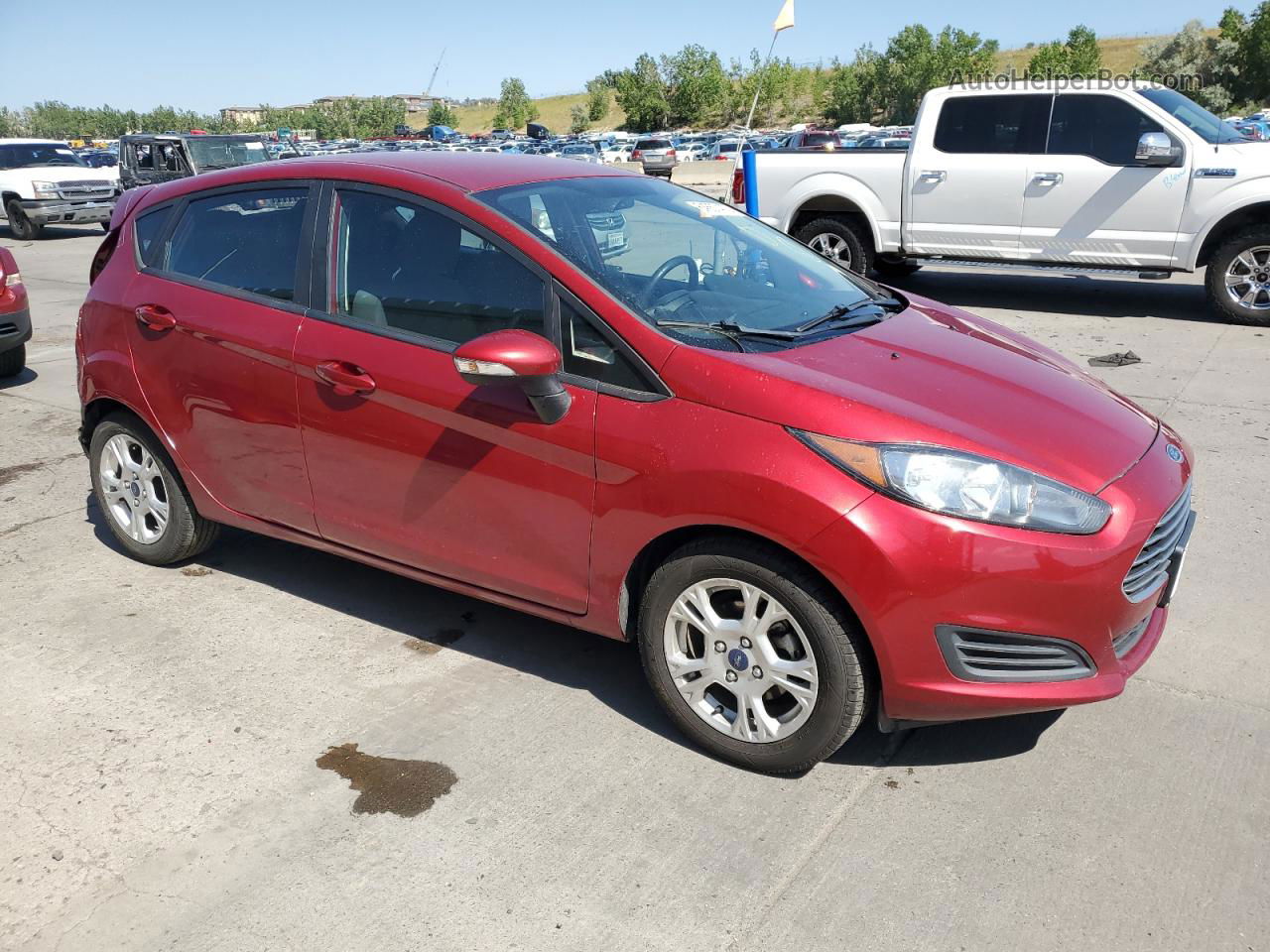 2016 Ford Fiesta Se Red vin: 3FADP4EJ8GM130627