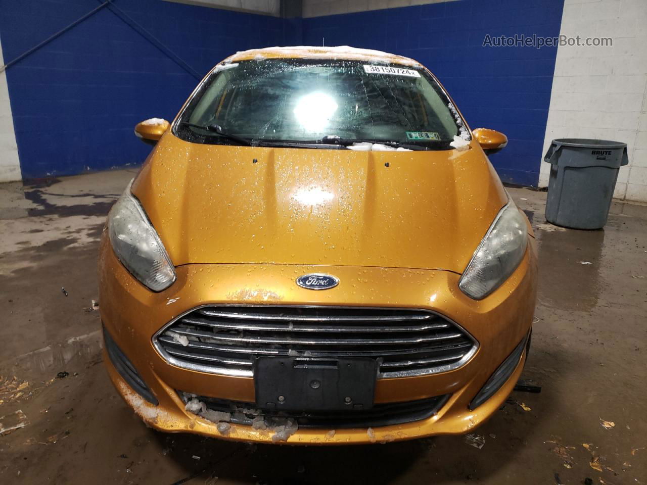 2016 Ford Fiesta Se Orange vin: 3FADP4EJ8GM150392