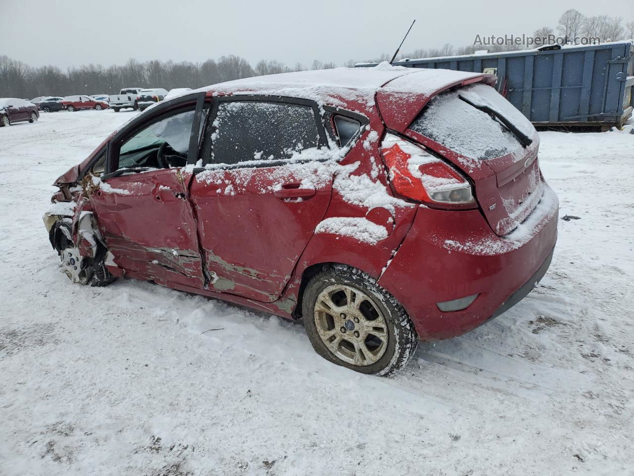 2016 Ford Fiesta Se Red vin: 3FADP4EJ8GM164857