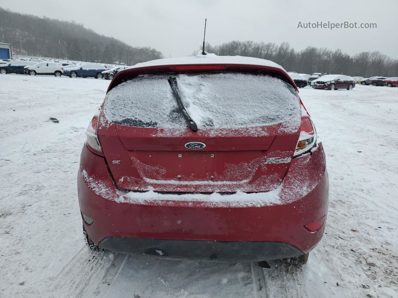 2016 Ford Fiesta Se Red vin: 3FADP4EJ8GM164857