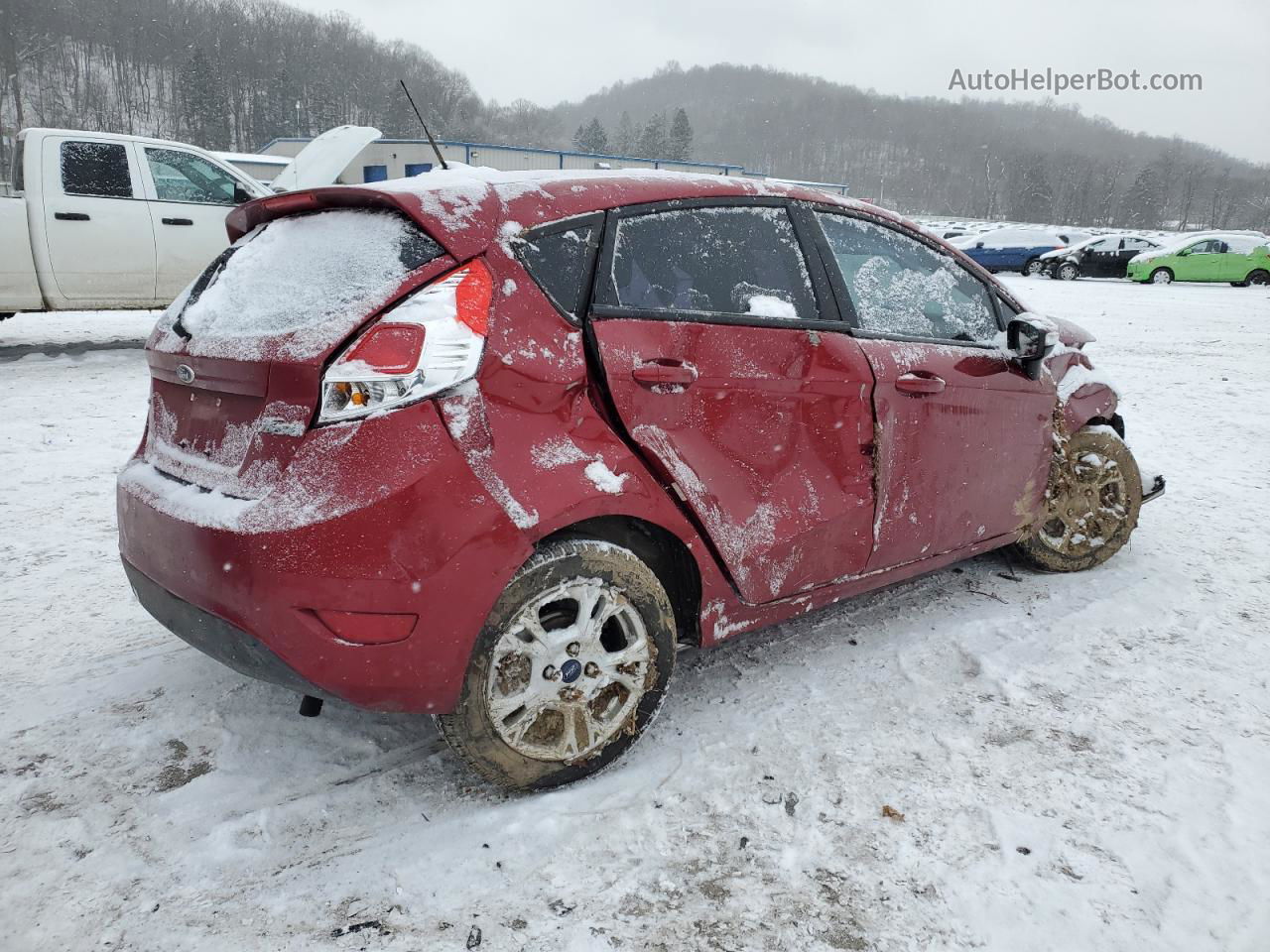 2016 Ford Fiesta Se Red vin: 3FADP4EJ8GM164857