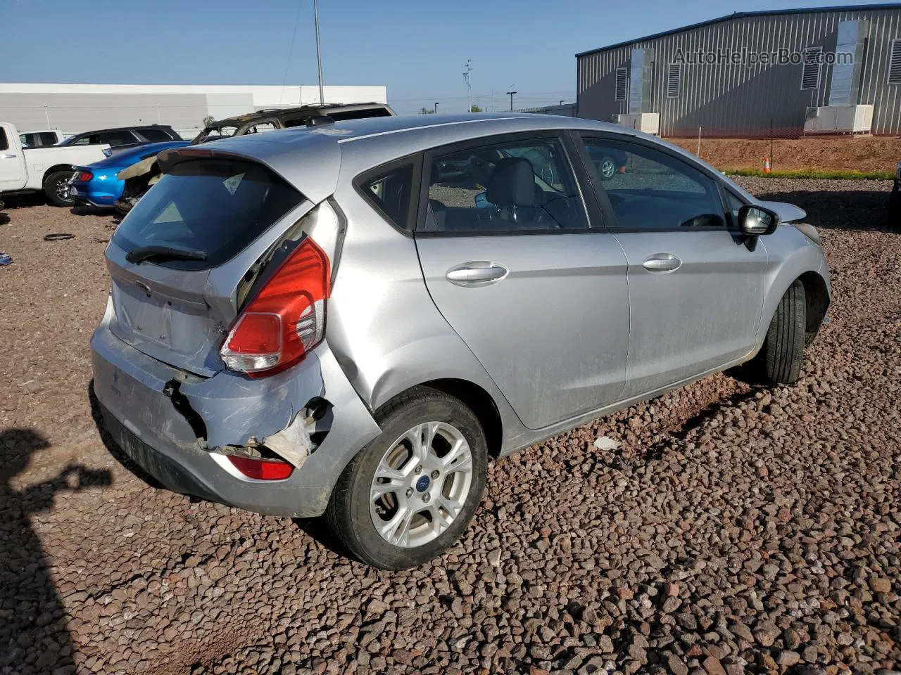 2016 Ford Fiesta Se Silver vin: 3FADP4EJ8GM174210