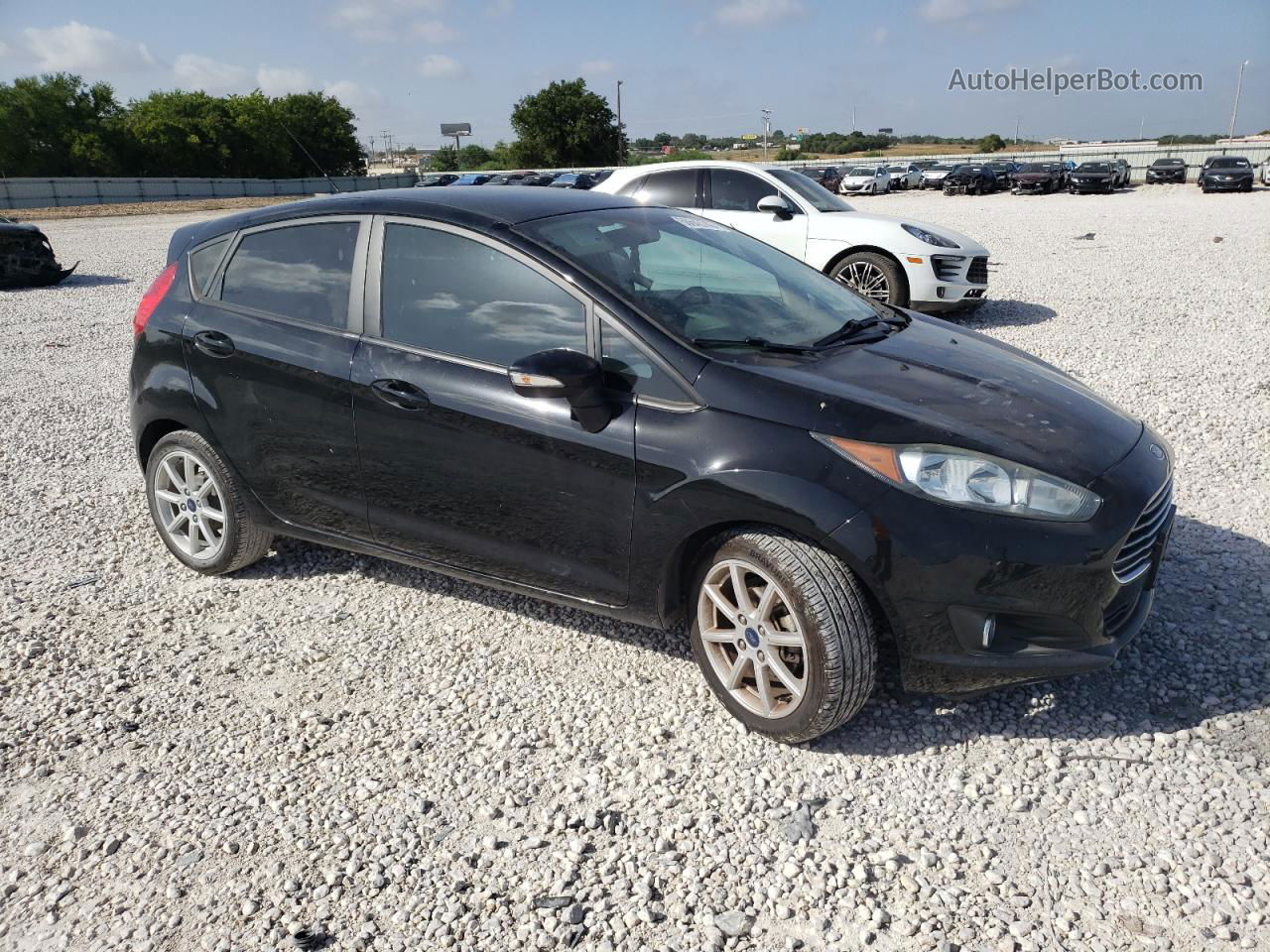 2016 Ford Fiesta Se Black vin: 3FADP4EJ8GM179388